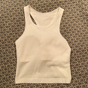 Lululemon EBB to street cropped racerback tank top